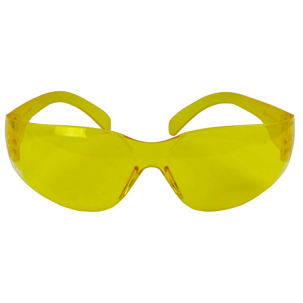 DuraDrive Low Light Amber Frameless CSA Z94.3 Economy Safety Glasses