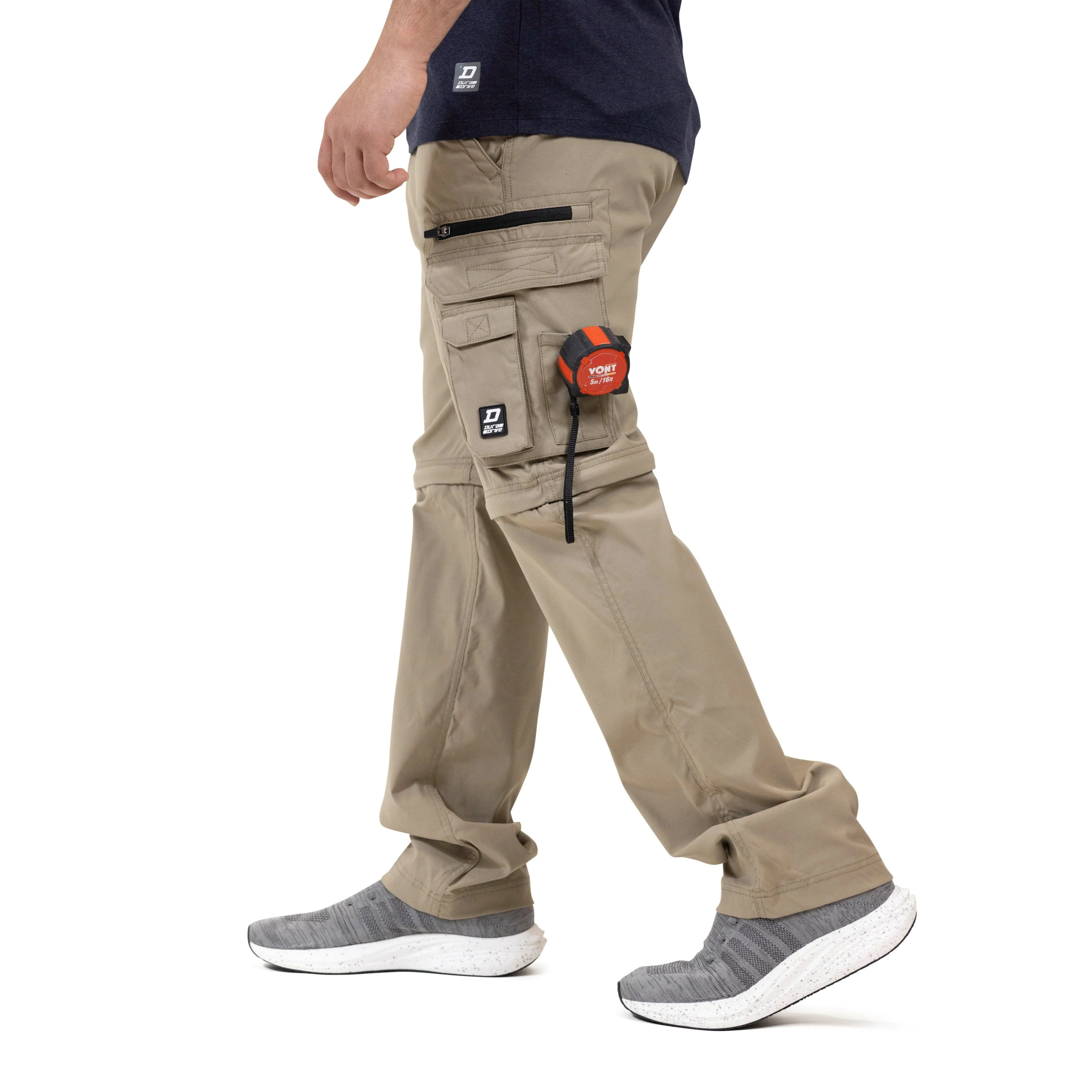 DuraDrive Elevate Flex-Fabric Convertible Cargo Work Pants - Image 7