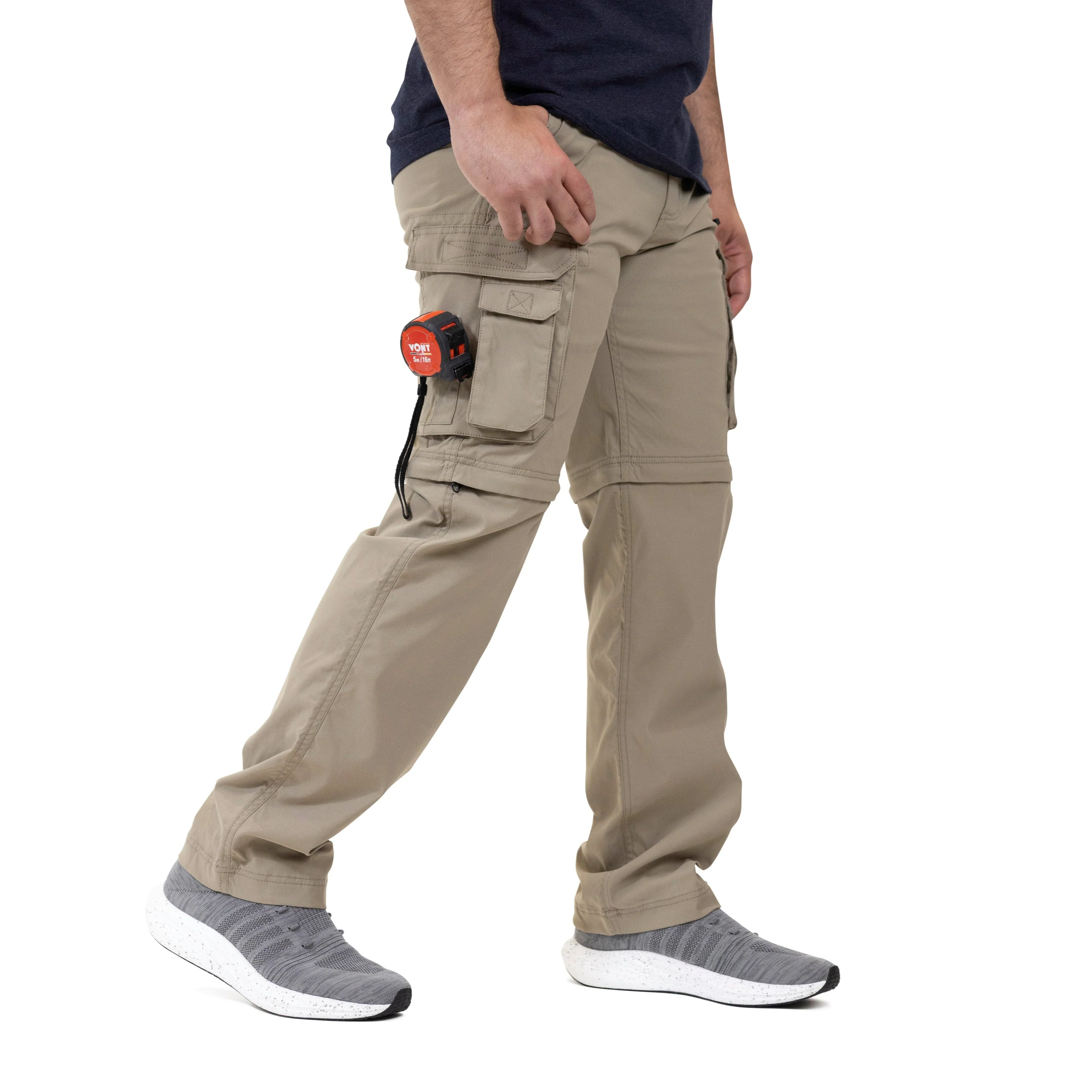 DuraDrive Elevate Flex-Fabric Convertible Cargo Work Pants - Image 9