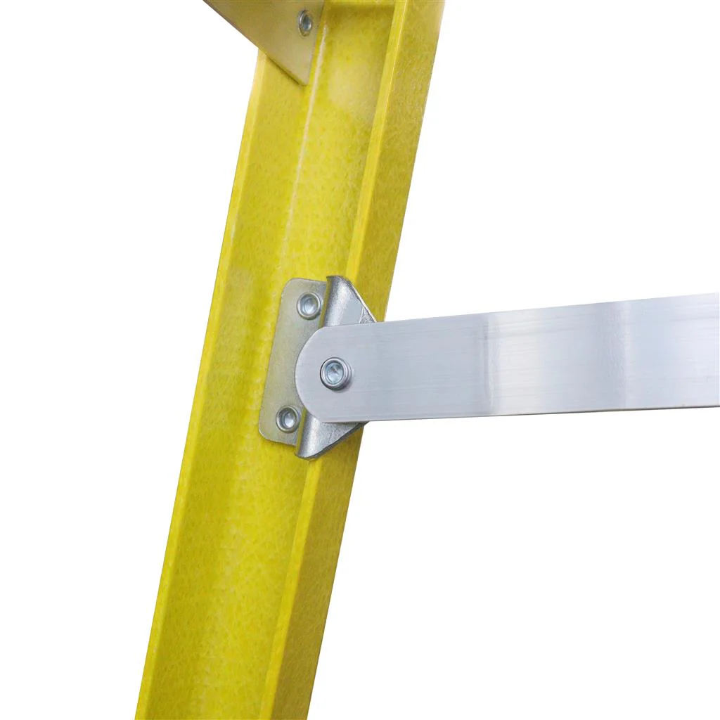 DuraDrive 12' Fiberglass Step Ladder, 300 Lbs. Grade 1A - Image 6