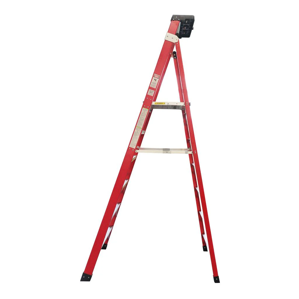 DuraDrive 6' Fiberglass Platform Ladder, 300 Lbs. Grade 1A - Image 3