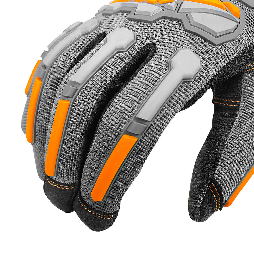 DuraDrive Grey SABLE Impact-Resistant Abrasion Resistant Technical Work Gloves - Image 3