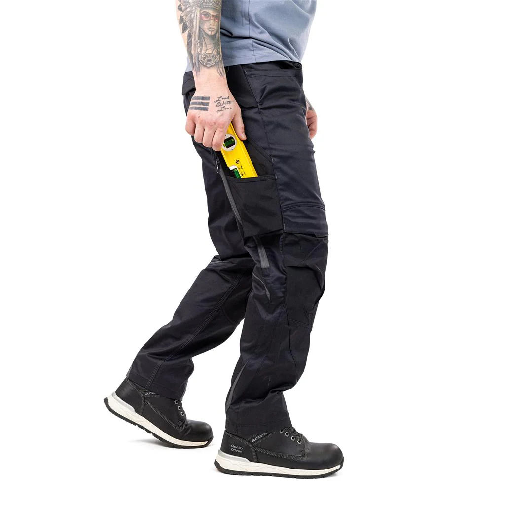 DuraDrive Infinity Black Cargo Work Pant - Image 4