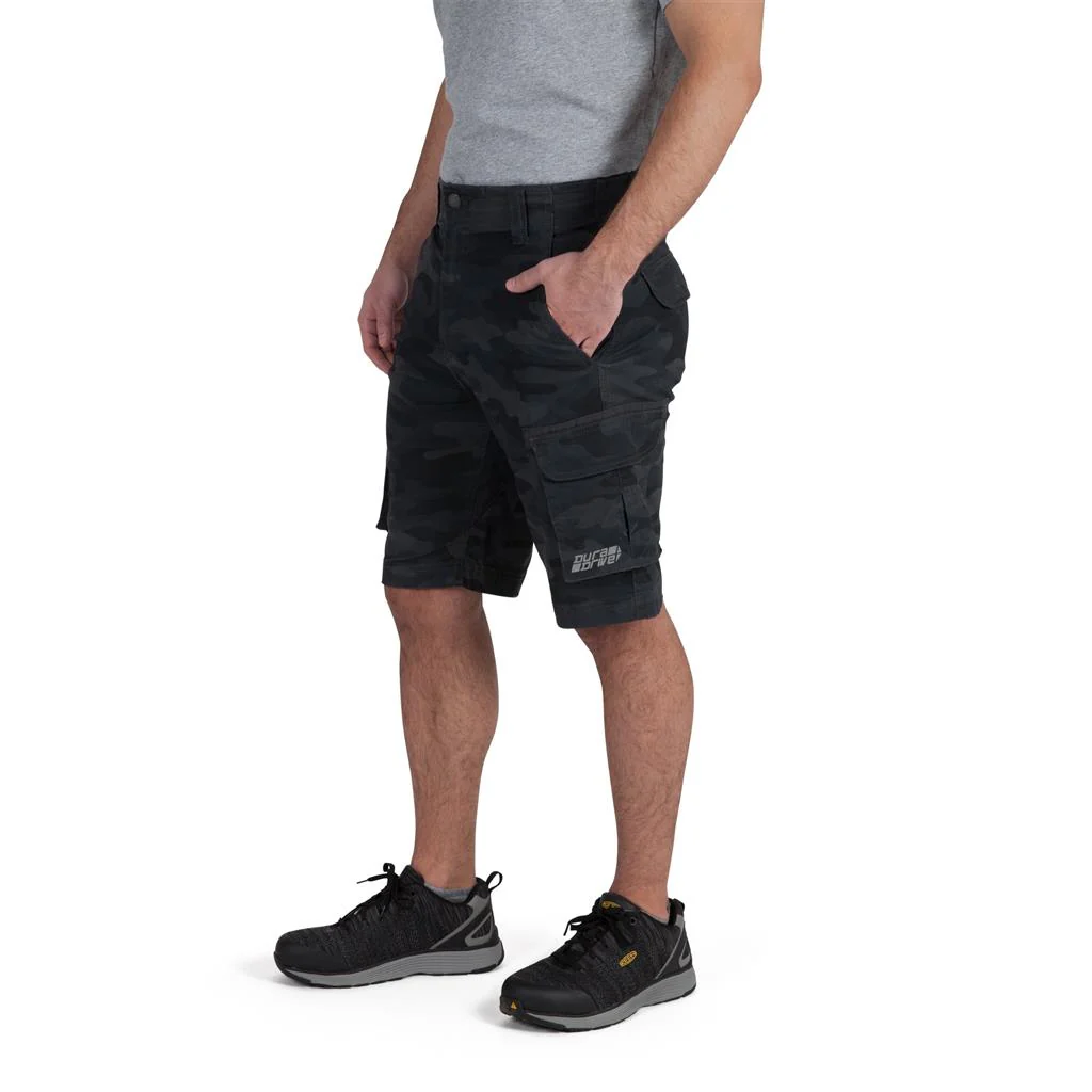 DuraDrive Invicta Cargo Work Shorts - Dark Camo - Image 3