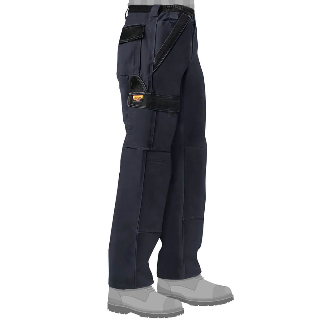 DuraDrive Navy Two Tone Tradesman Work Pant - Image 3