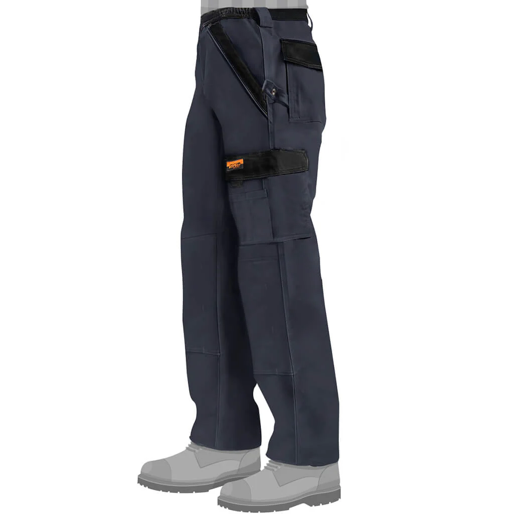 DuraDrive Navy Two Tone Tradesman Work Pant - Image 4