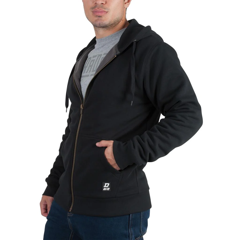 DuraDrive Vagabond Waffle Lined Zipper Hoodie Jacket - Image 4