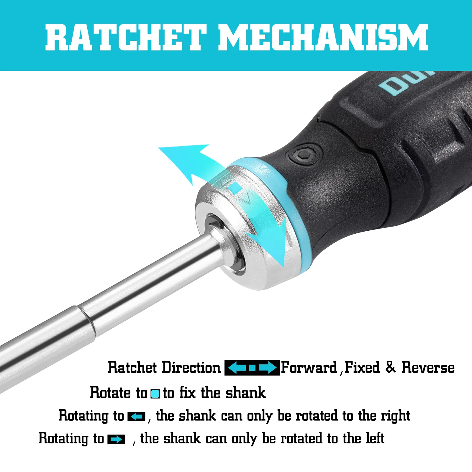 DuraTech 38pc Ratcheting Screwdriver Set - Image 5