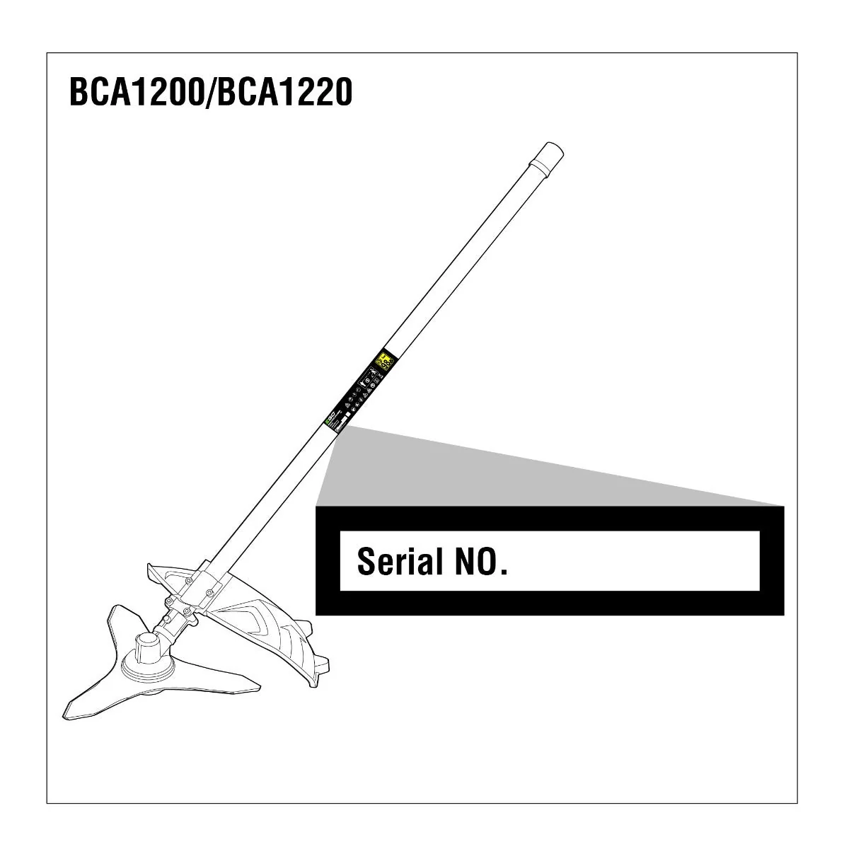 EGO BCA1220 56V POWER+ Multi-Head Carbon Fiber Brush Cutter Attachment - Image 3