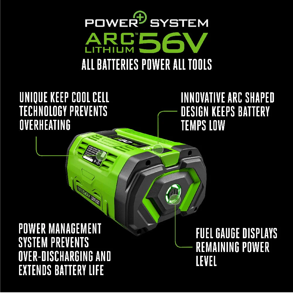 EGO Power+ BA5600T 56V 10.0Ah ARC Lithium Battery - Image 3