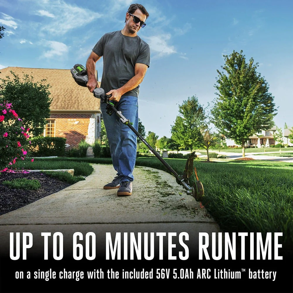 EGO MST1704 56V POWER+ 17 In. POWERLOAD, LINE IQ Multi-Head String Trimmer Kit (w/5.0Ah battery) - Image 4