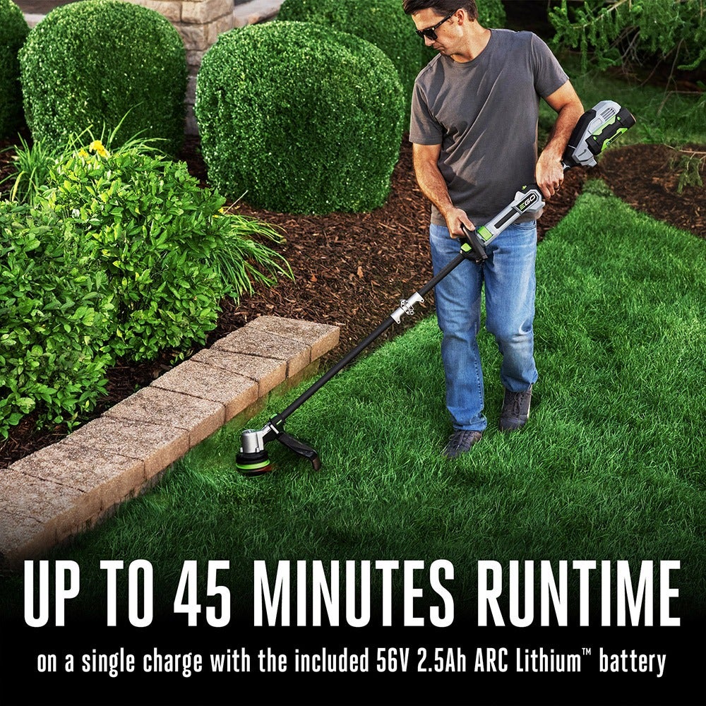 EGO ST1611T 56V POWER+ 16 In. POWERLOAD String Trimmer Kit w/Carbon Fiber Shaft (w/ 2.5Ah battery) - Image 5