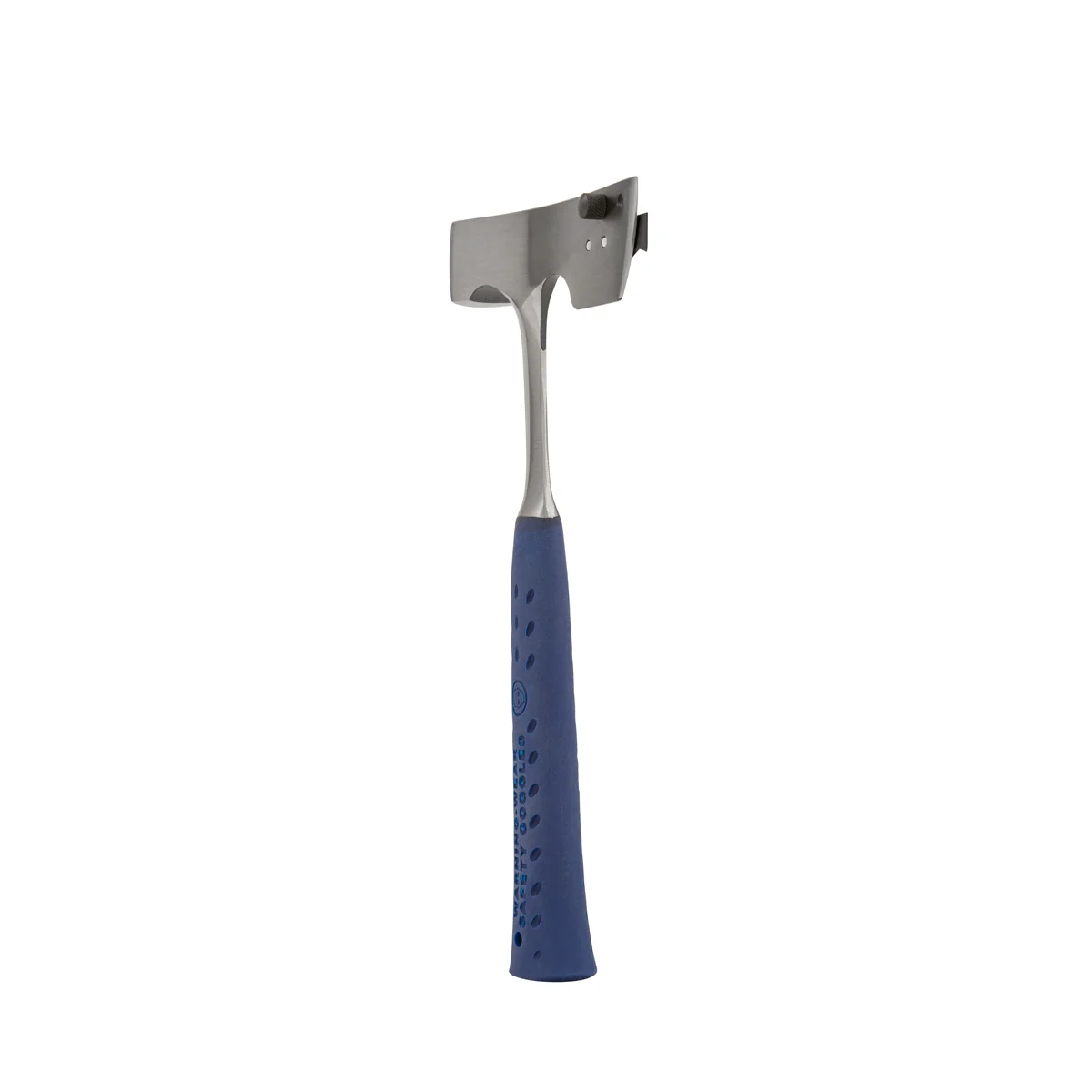 Estwing E3-CA 2.63 lbs. x 12-1/2 in. Milled Checkered Face BLUE SHOCK REDUCTION GRIP Solid Steel Shingler Hammer with Cutting Blade and Gauge - Image 5
