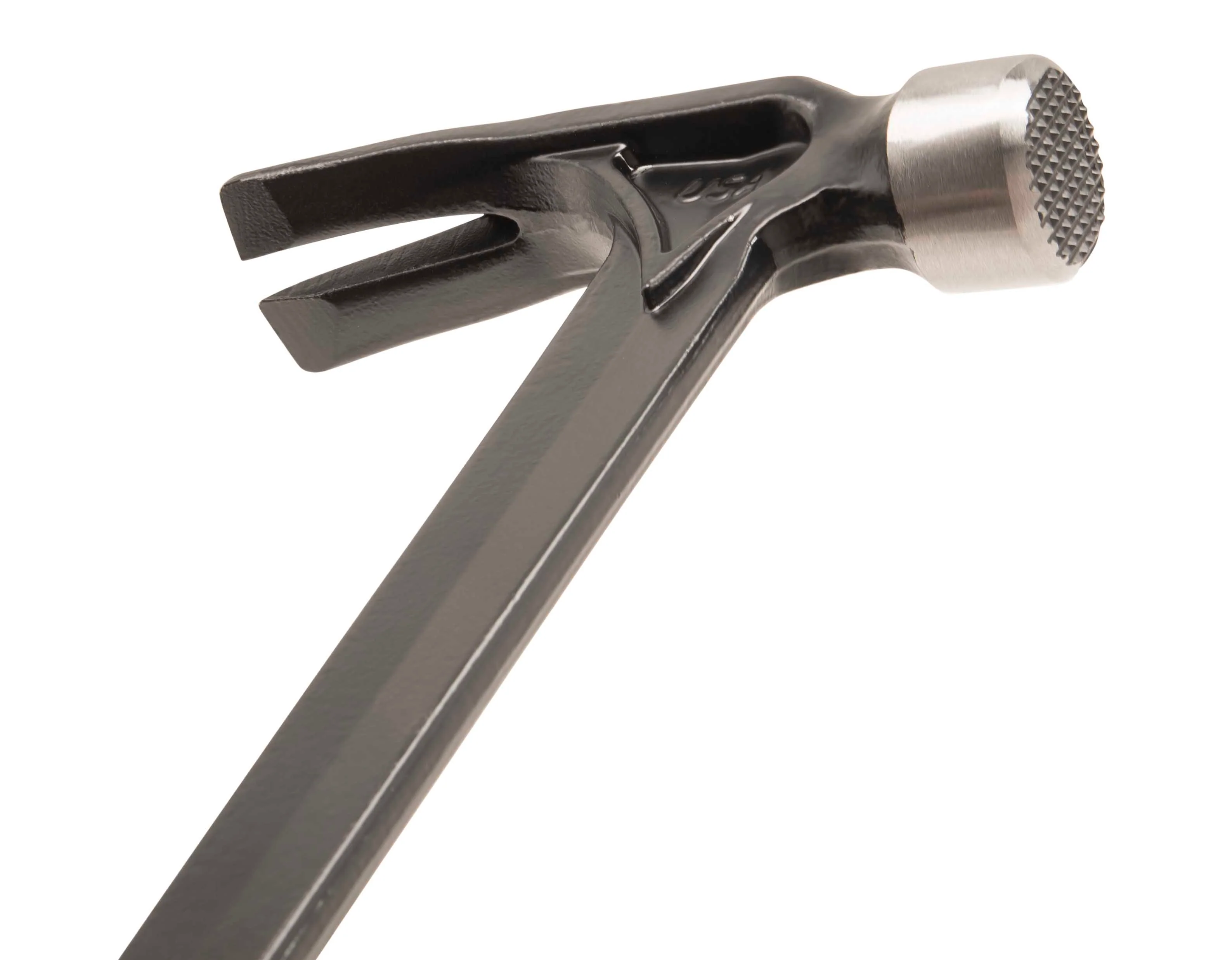 Estwing EB-15SM 15 oz. x 15-1/2 in. Milled Checkered Face ULTRA SERIES BLACK Lightweight Forged Steel Framing Hammer with Ultra Grip - Image 2