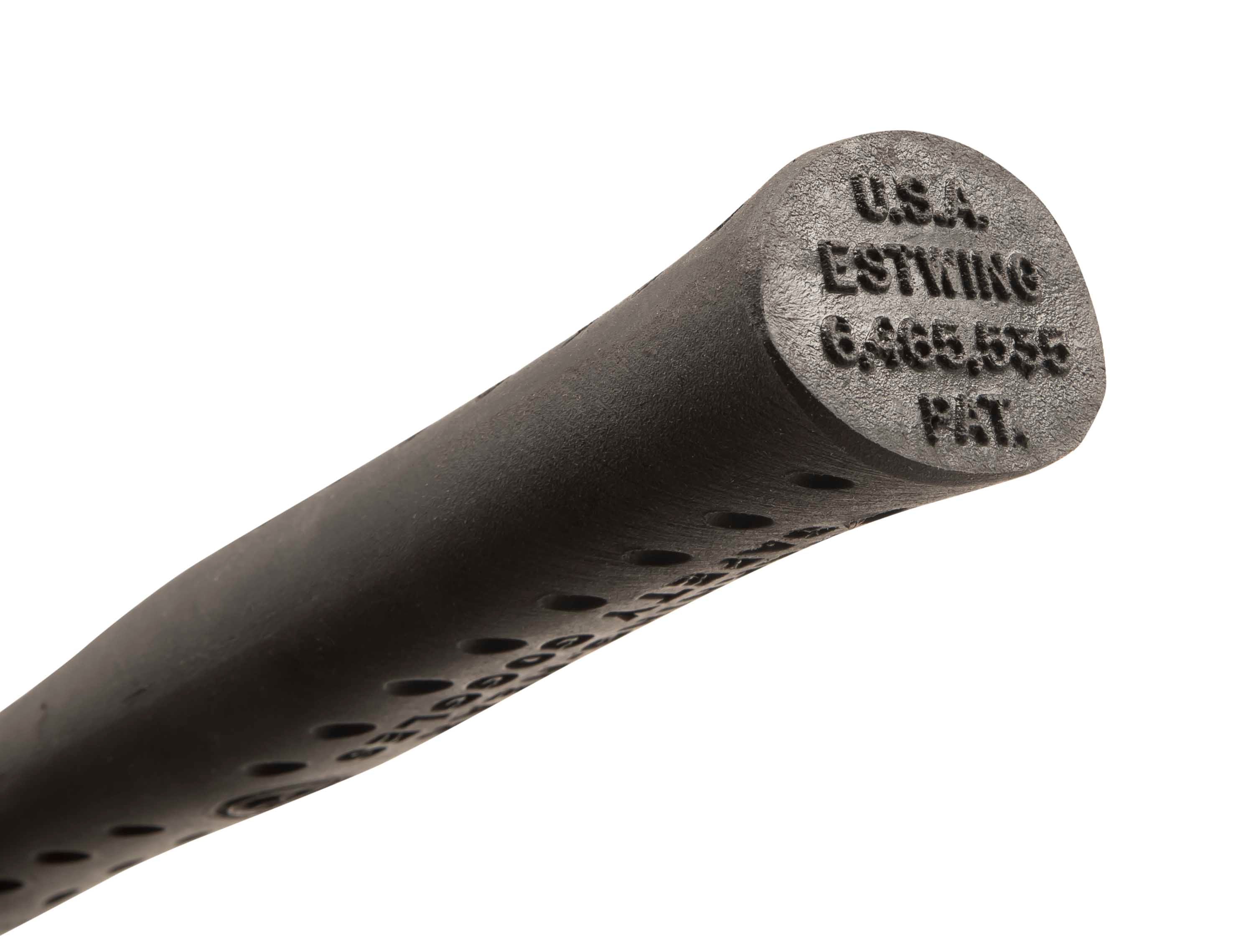 Estwing EB-15SM 15 oz. x 15-1/2 in. Milled Checkered Face ULTRA SERIES BLACK Lightweight Forged Steel Framing Hammer with Ultra Grip - Image 5