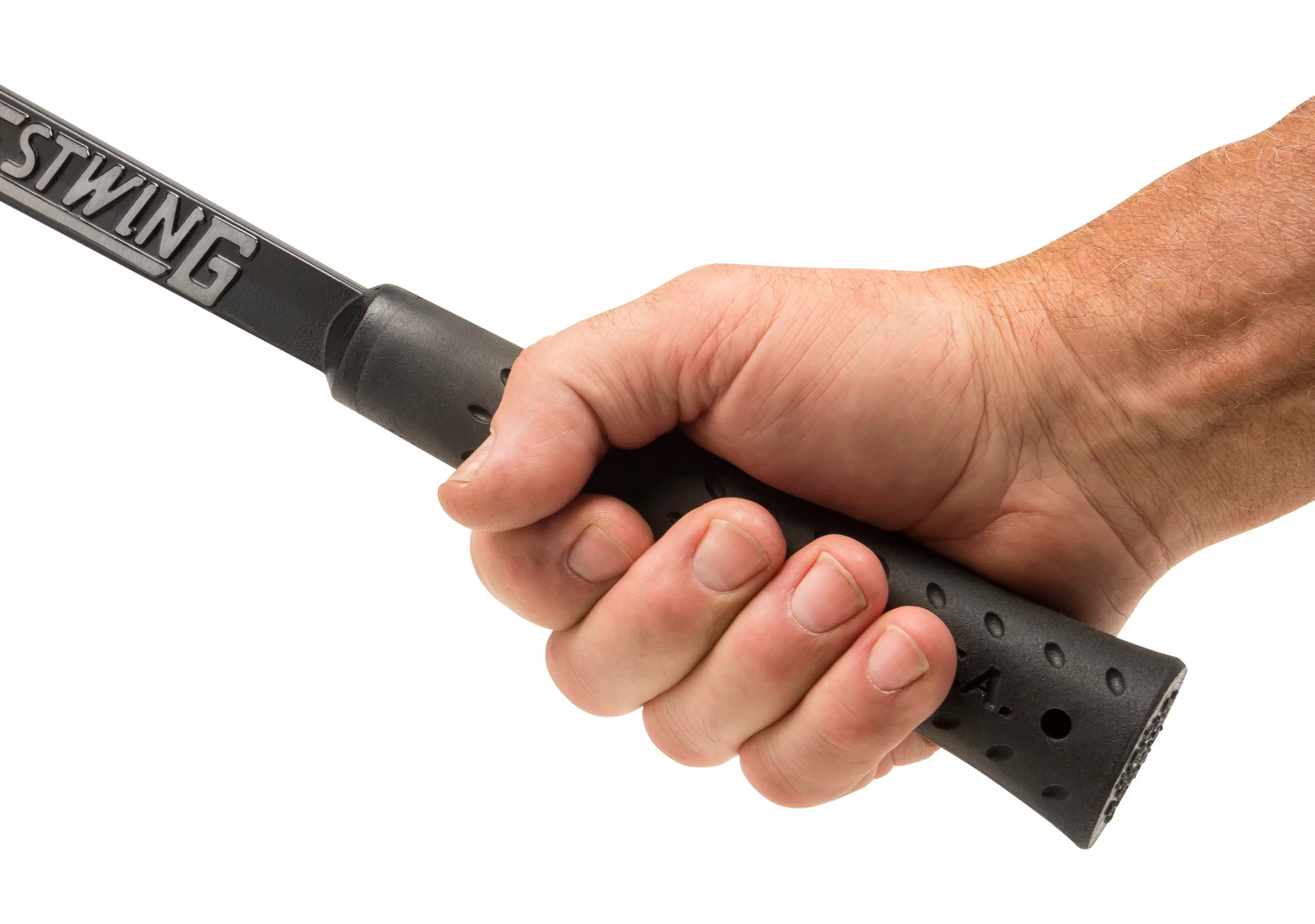Estwing EB-15SM 15 oz. x 15-1/2 in. Milled Checkered Face ULTRA SERIES BLACK Lightweight Forged Steel Framing Hammer with Ultra Grip - Image 6