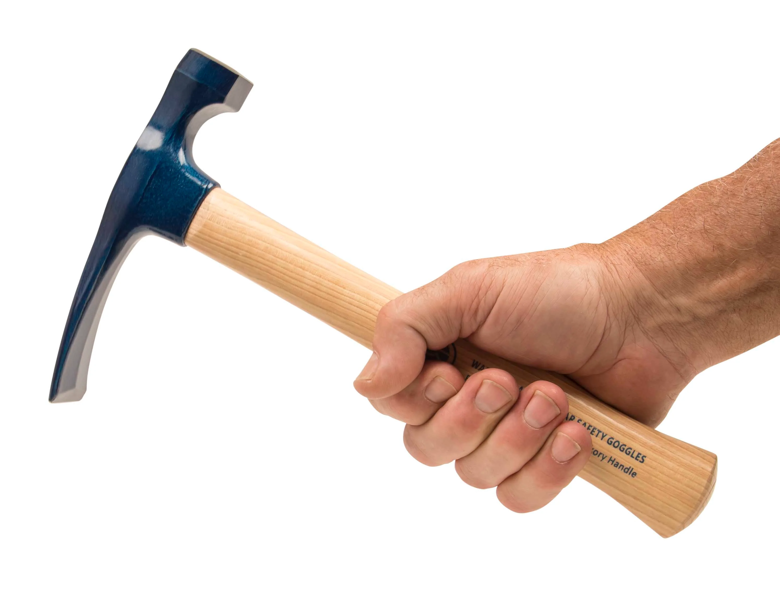Estwing EW6-21BL 24 oz. x 12-1/2 in. Smooth Face Wooden Handle Steel Bricklayer Hammer - Image 5