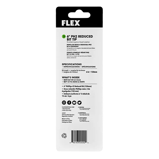 Flex FA101000-5 6 Inches Phillips Bit For Collated Attachment (5-Pack) - Image 3