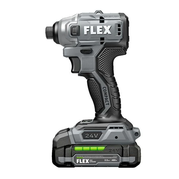 Flex FX1331-1A 1/4 in Hex 1700 in/lb Brushless Compact Impact Driver Kit - Image 4