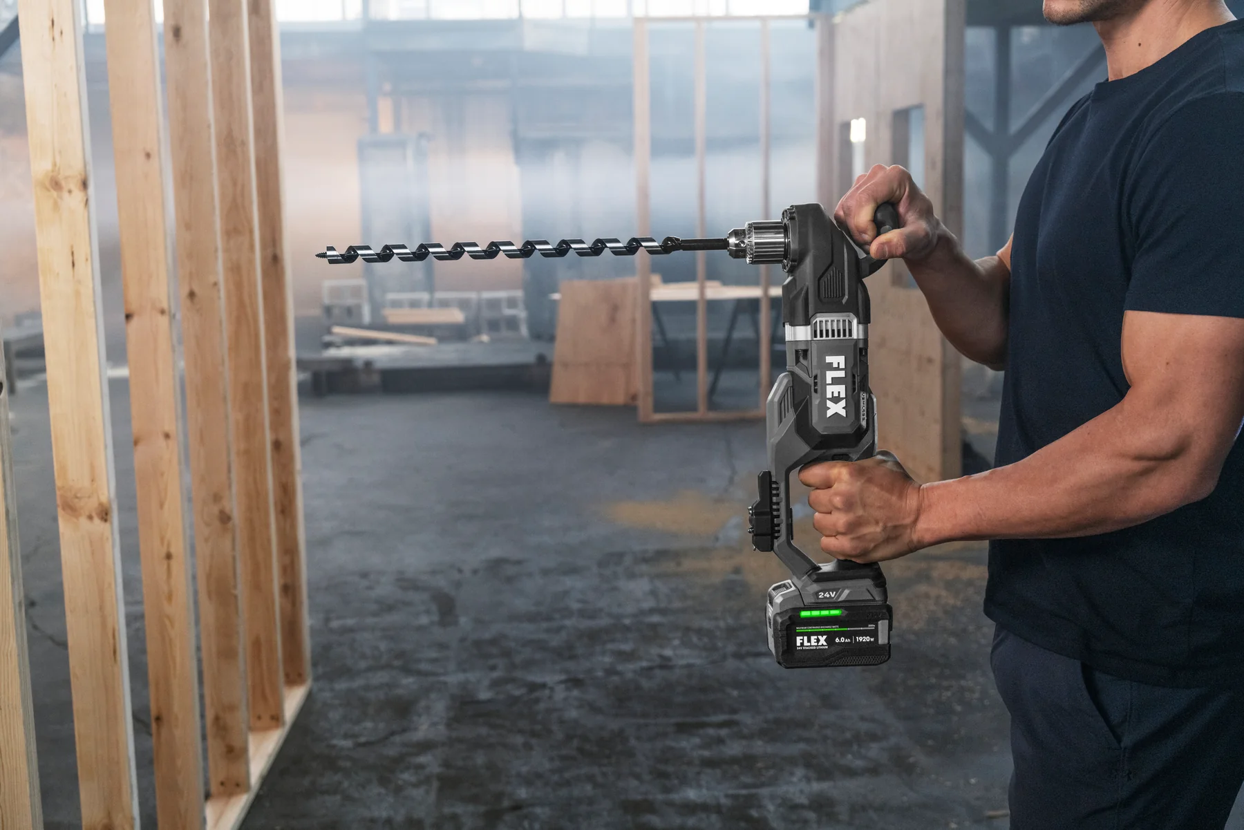 FLEX FX1671-Z 24V 1/2 Inches Compact Right Angle Drill Tool Only - Image 5