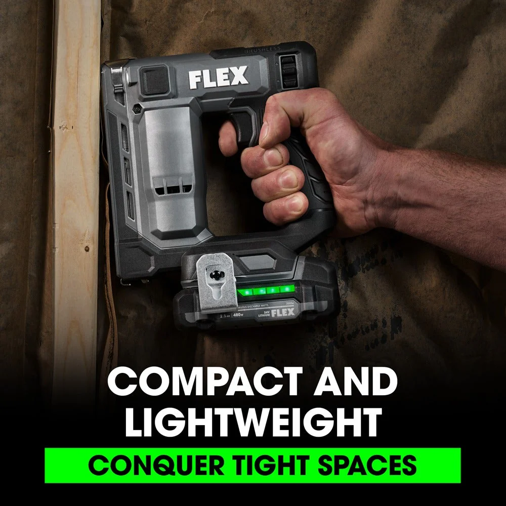 FLEX FX4521-1A 24V 3/8 in. Stapler 2.5Ah Kit - Image 6