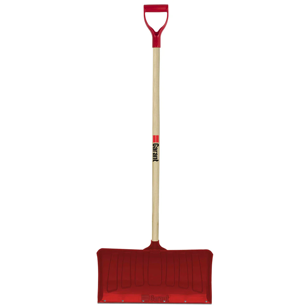 Garant 80611 11 in x 21 in Poly Snow Pusher with Steel Wear Strip and Handle - Image 2