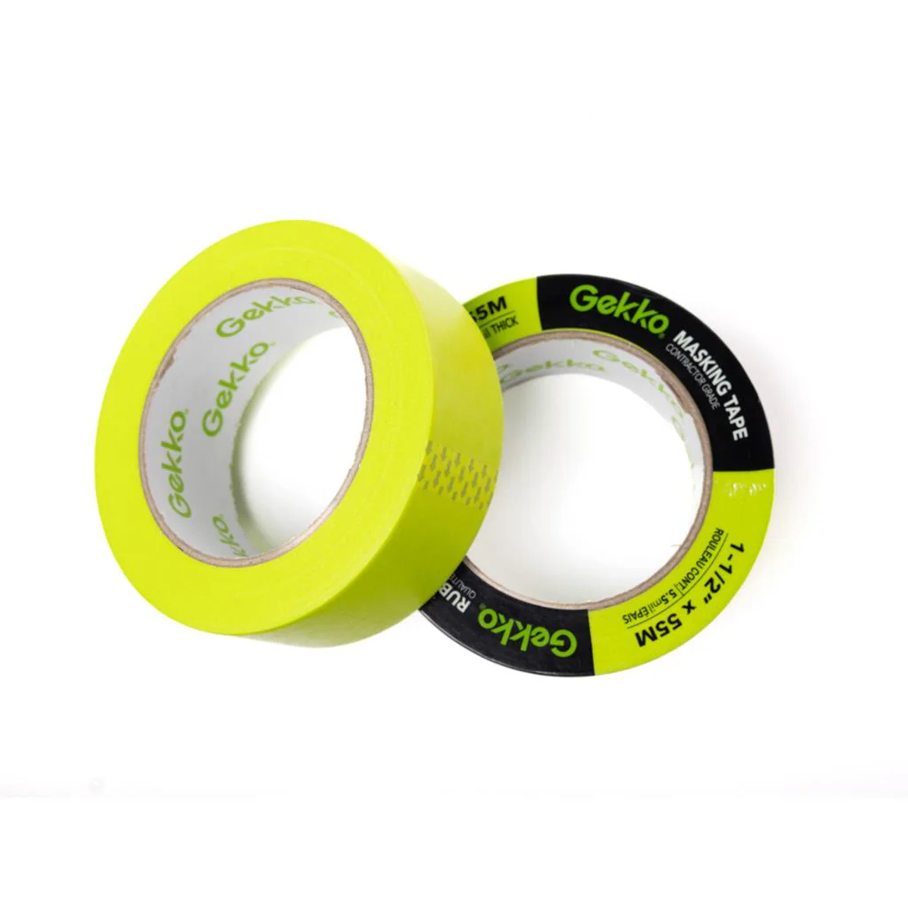 Gekko 1-1/2 in x 55 m Green Masking Tape - Image 3