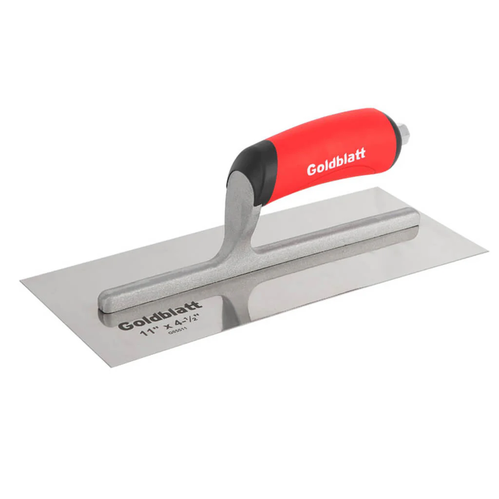 Goldblatt 11 in. x 4-1/2 in. Curved Blade Drywall Trowel