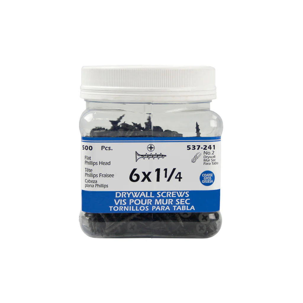 H Paulin #6 x 1-1/4 in. Coarse Thread Drywall Screw (500-Jug)