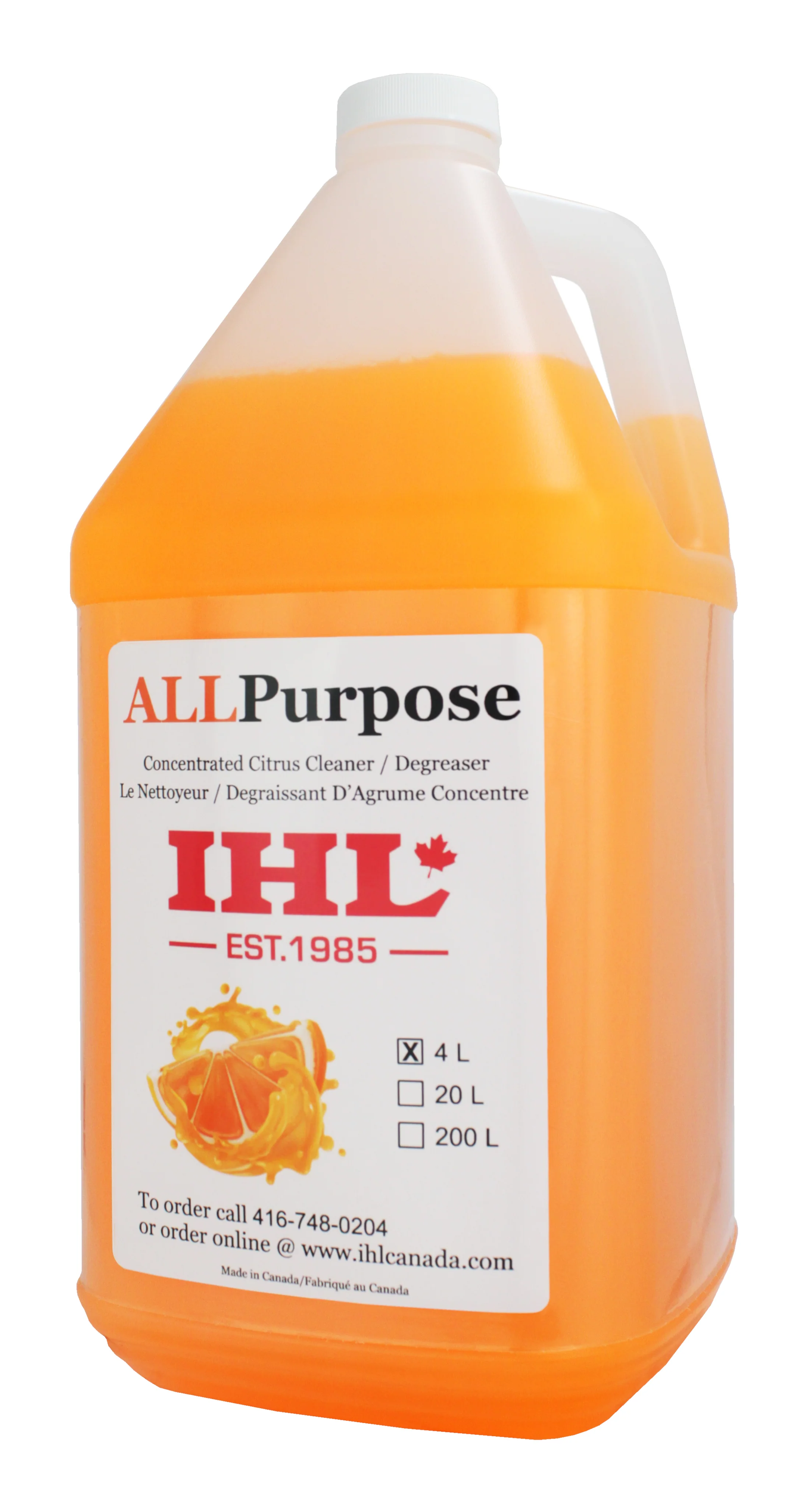 IHL 4-Litre All-Purpose Concentrated Citrus Cleaner