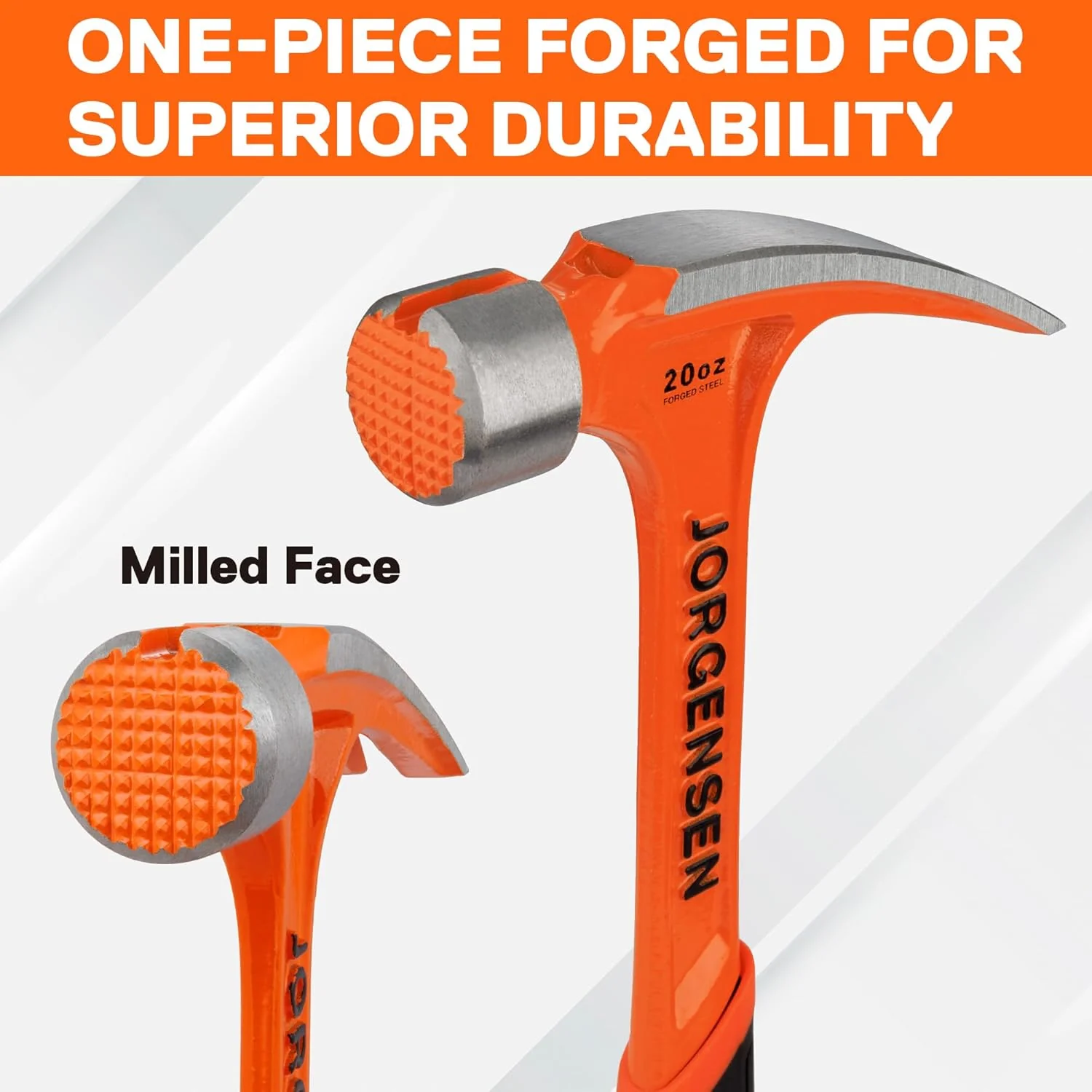 Jorgensen 60102 20 oz Carbon Steel Framing Hammer - Image 12