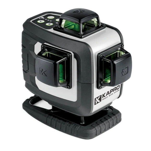 Kapro 884G Prolaser 4 X 360° Green Laser Level Kit W/Ground Beam Laser