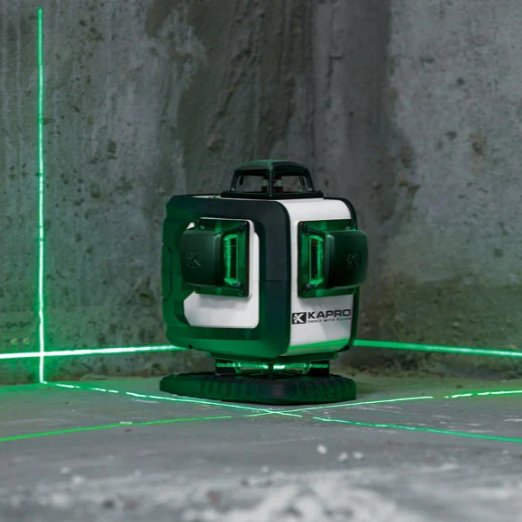 Kapro 884G Prolaser 4 X 360° Green Laser Level Kit W/Ground Beam Laser - Image 2