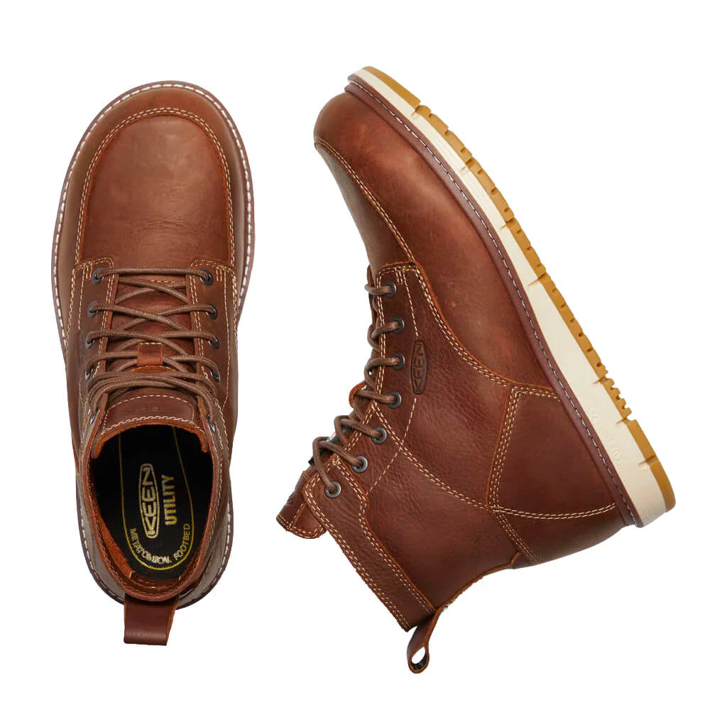 Keen San Jose CSA 6 in. Leather Aluminium Toe Waterproof Safety Work Boots - Image 3