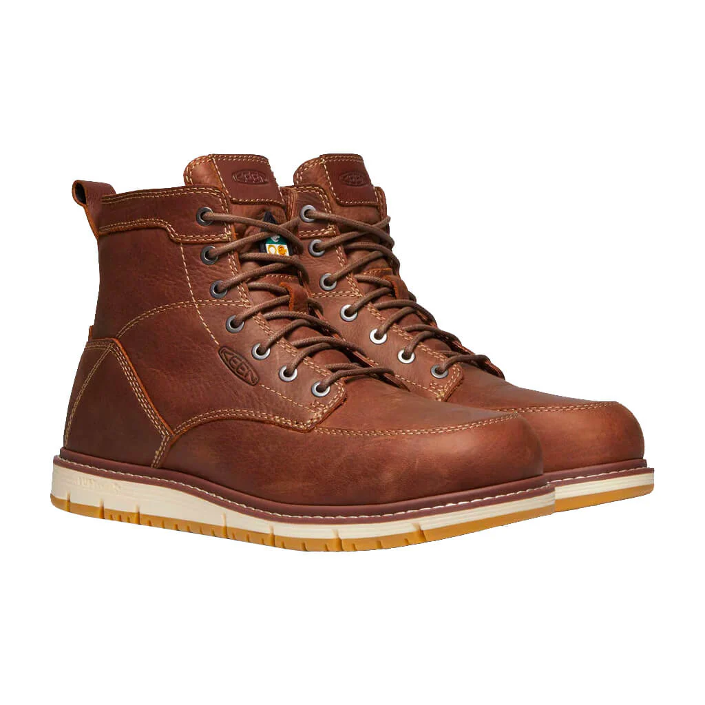 Keen San Jose CSA 6 in. Leather Aluminium Toe Waterproof Safety Work Boots - Image 4