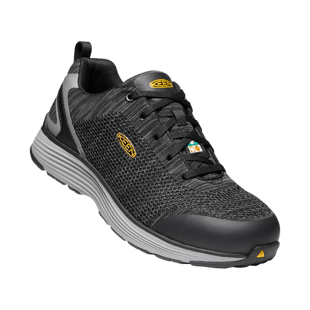 KEEN 1024201 Men's CSA Black Sparta Low Aluminum Toe Safety Work Shoes - Image 4