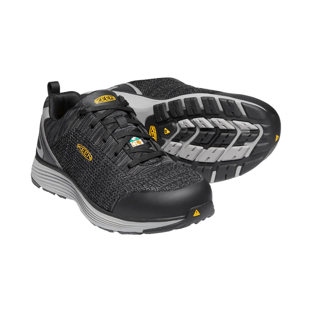 KEEN 1024201 Men's CSA Black Sparta Low Aluminum Toe Safety Work Shoes - Image 5