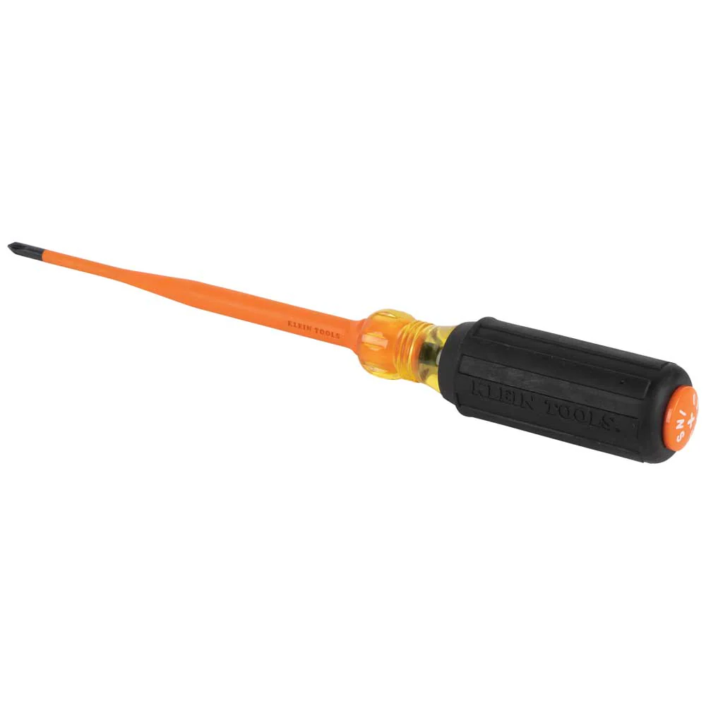 Klein 6956INS #1 Ph Slim-Tip 1000V Ins Scrwdr 6 in. Round Shank - Image 8