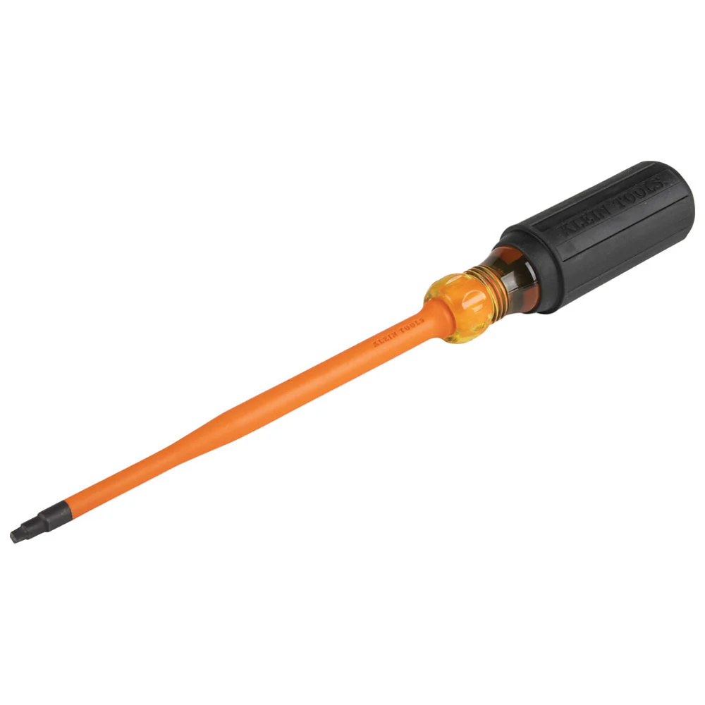 Klein 6946INS #2 Sq Slim-Tip 1000V Ins Scrwdr 6 in. Round Shank