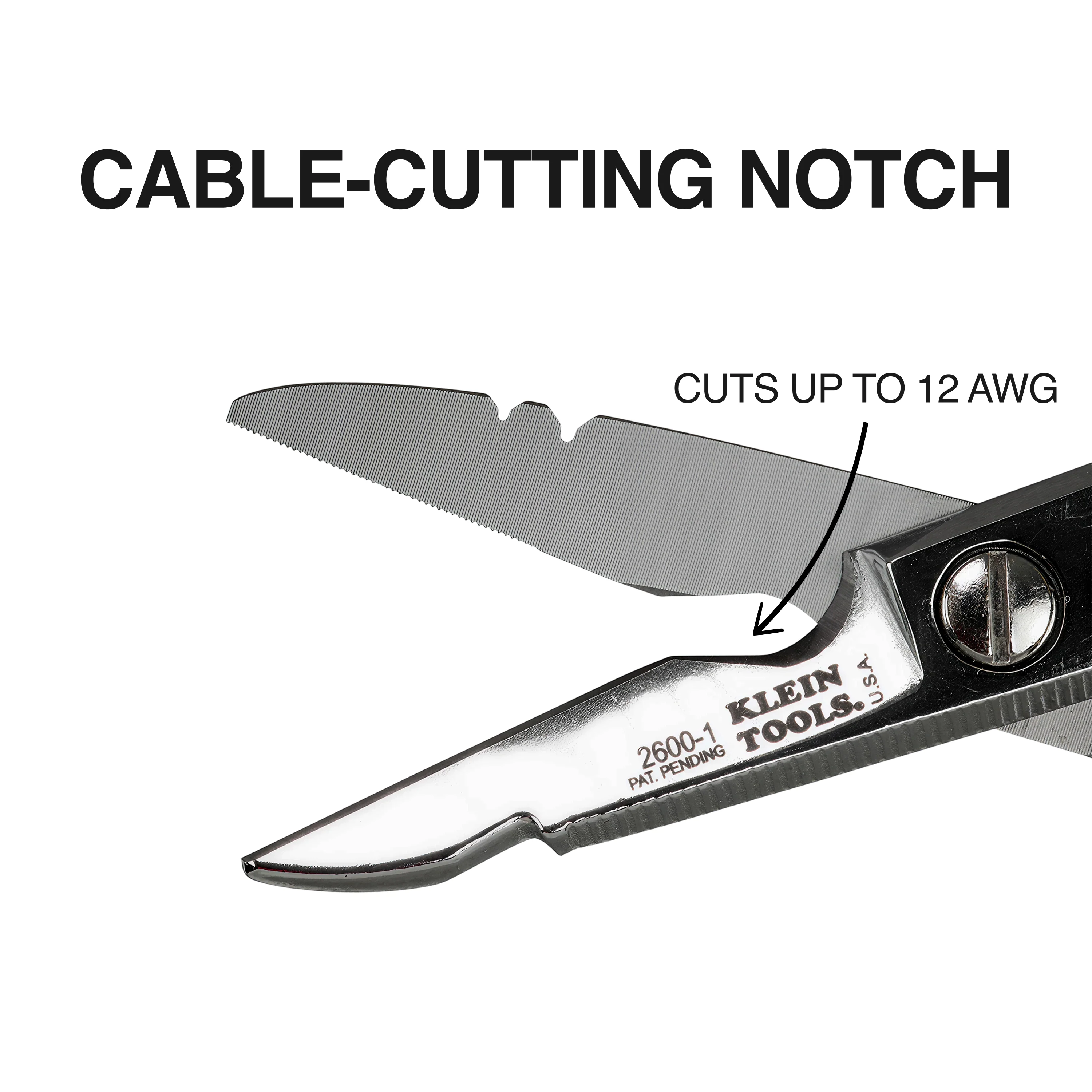 Klein 26001 All-Purpose Electricians Scissors - Image 5