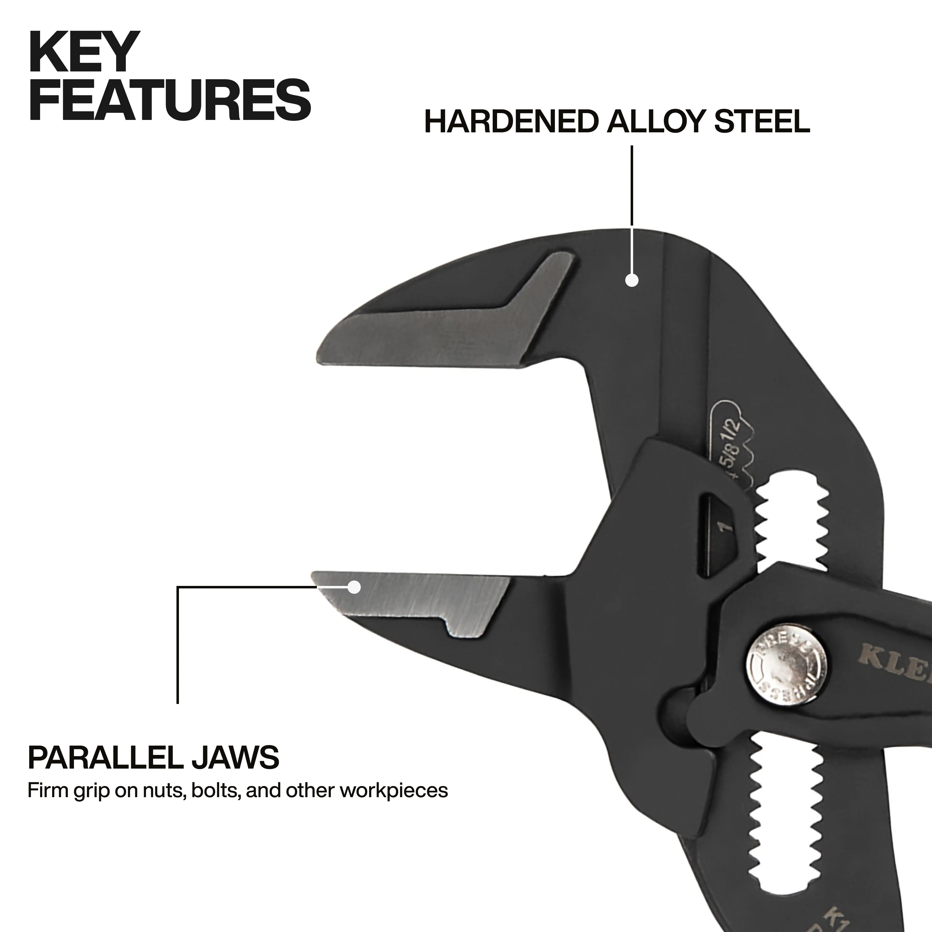 Klein D53110 Compact Plier Wrench 10 in. - Image 2