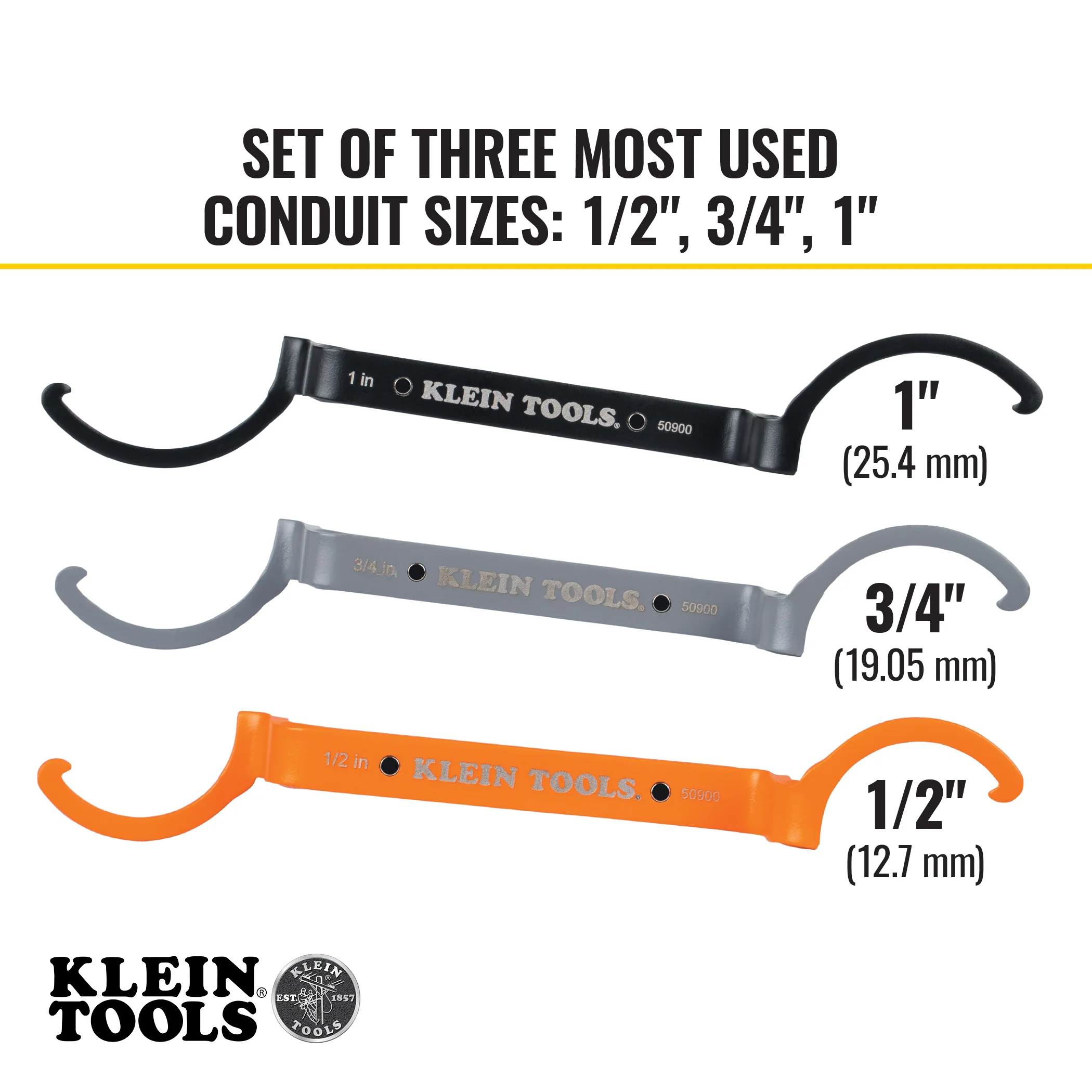 Klein 50900R Locknut Wrench Set - Image 10