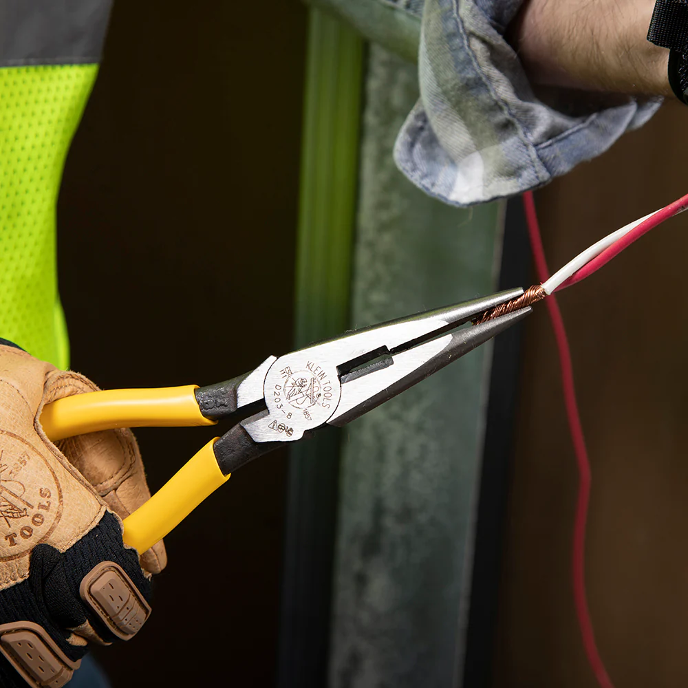 Klein D203-8 Needle Nose Side-Cutter Pliers 8 in. - Image 6