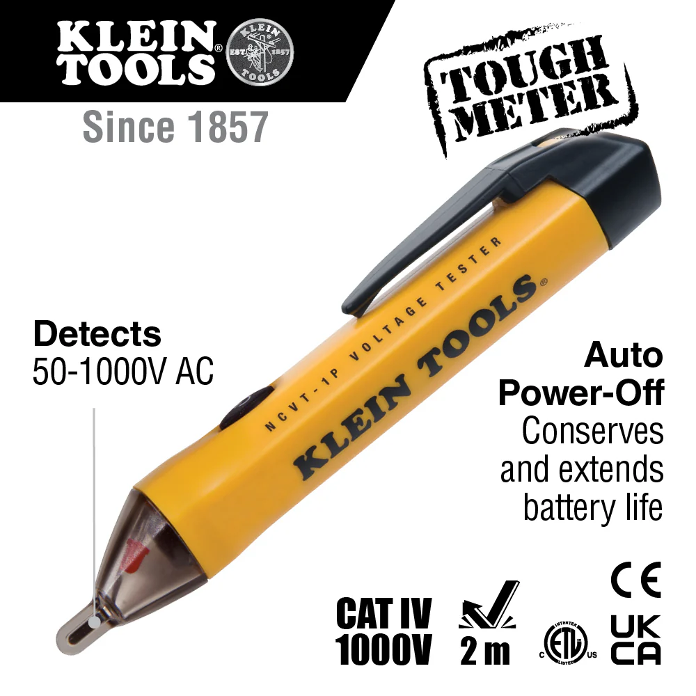 Klein NCVT1P Non-Contact Voltage Tester Pen 50 To 1000V AC - Image 8