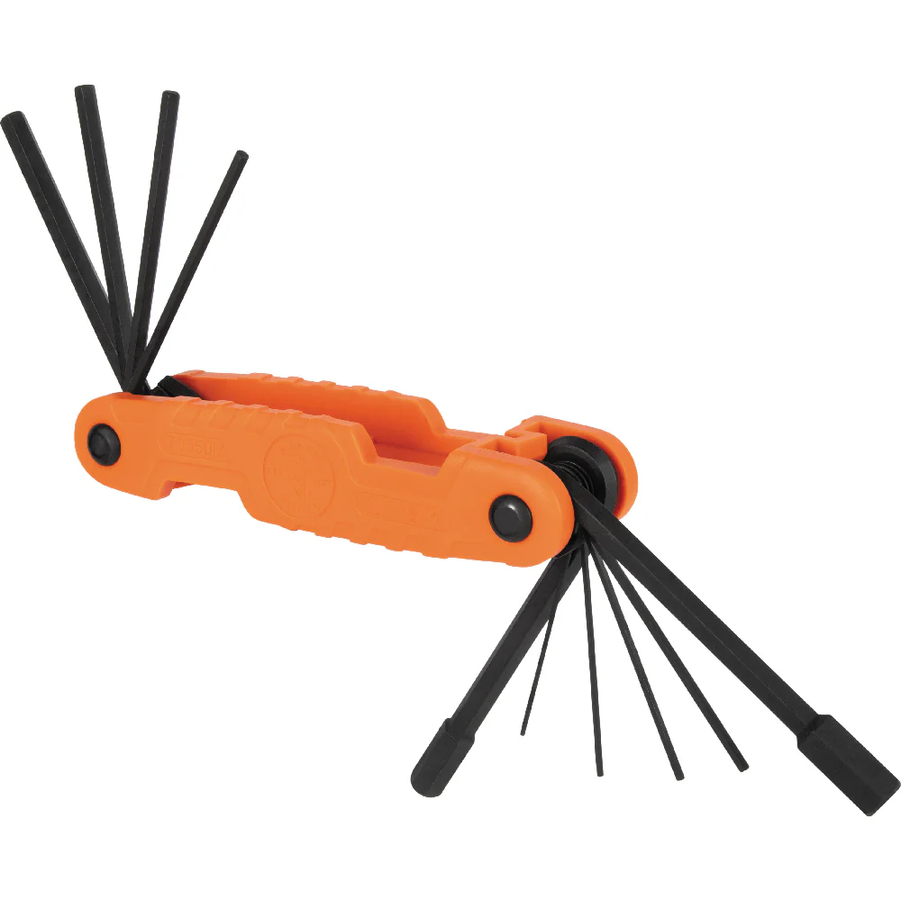 Klein 70550M Pro Folding Hex Key Set 10-Key Metric Sizes - Image 3