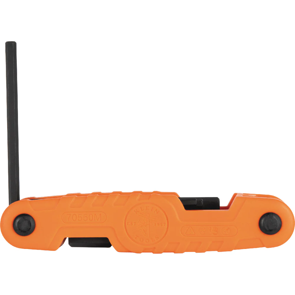 Klein 70550M Pro Folding Hex Key Set 10-Key Metric Sizes - Image 4