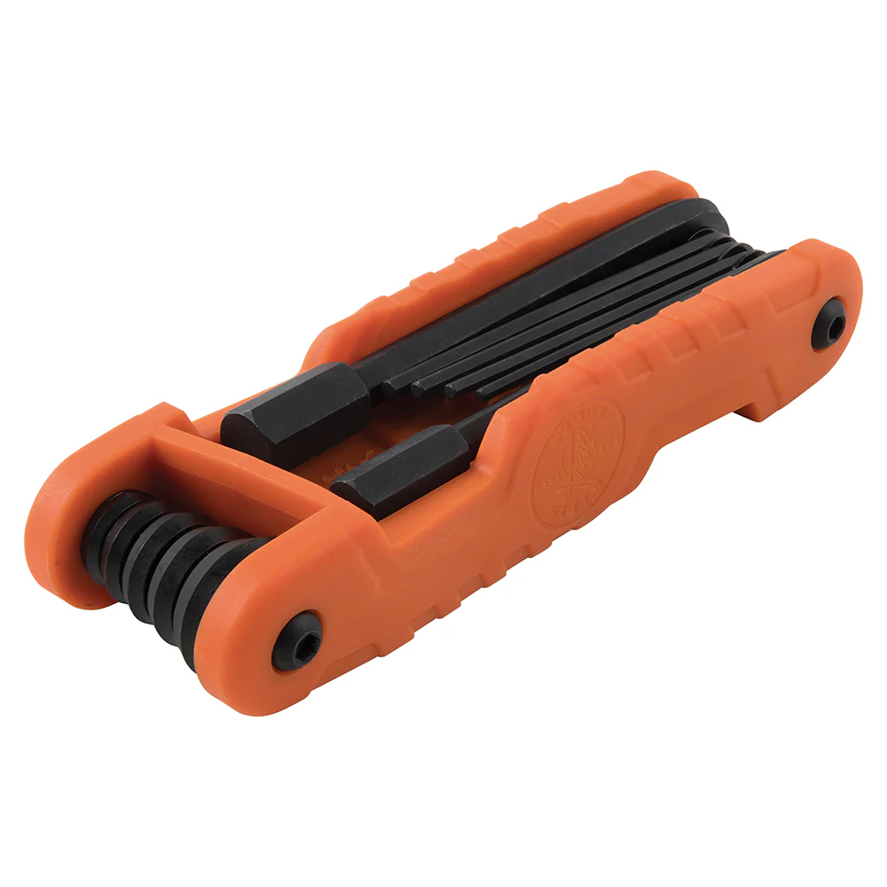 Klein 70550 Pro Folding Hex Key Set 11-Key SAE Sizes - Image 2