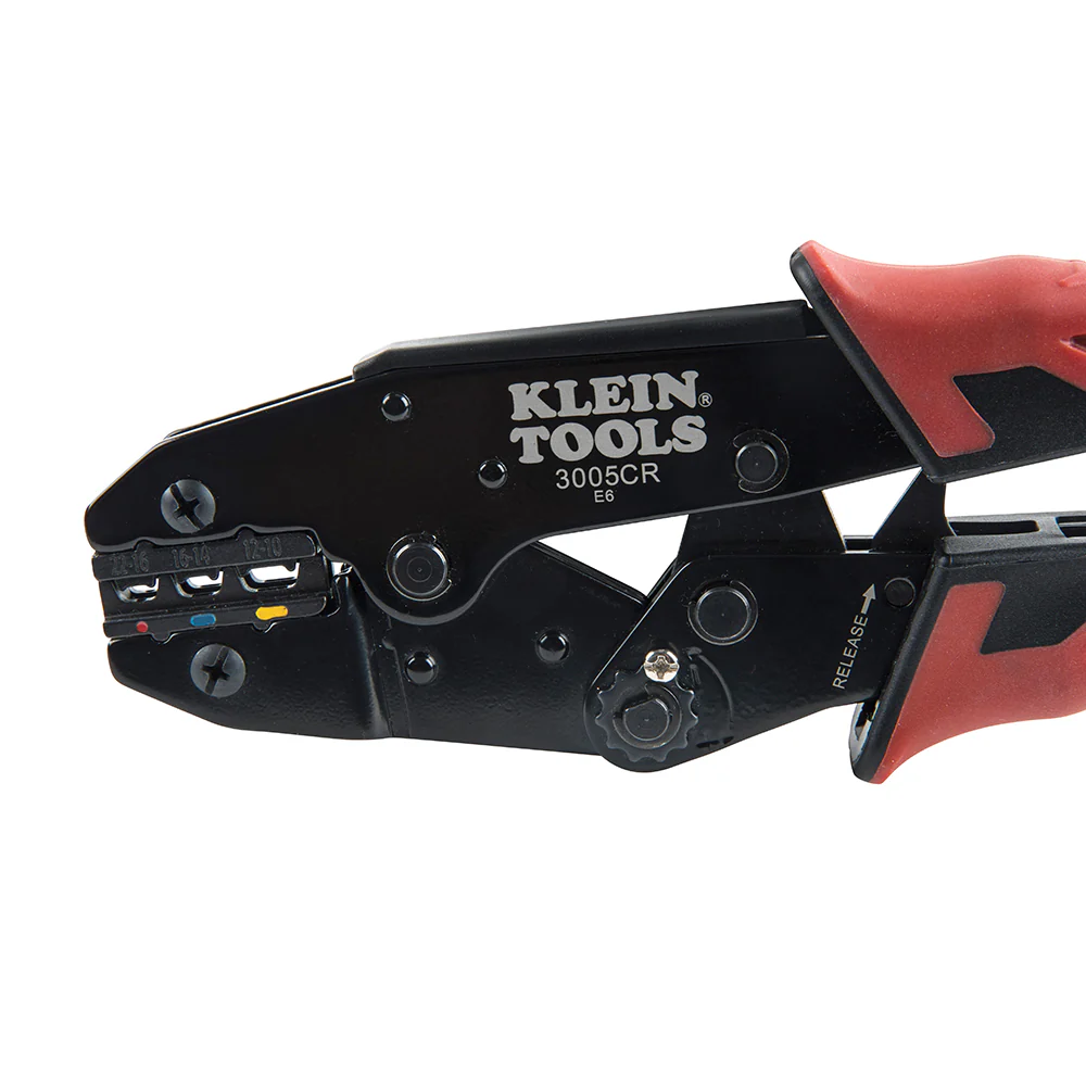 Klein 3005CR Ratcheting Crimper 10-22 Awg Insulated Terminal - Image 2