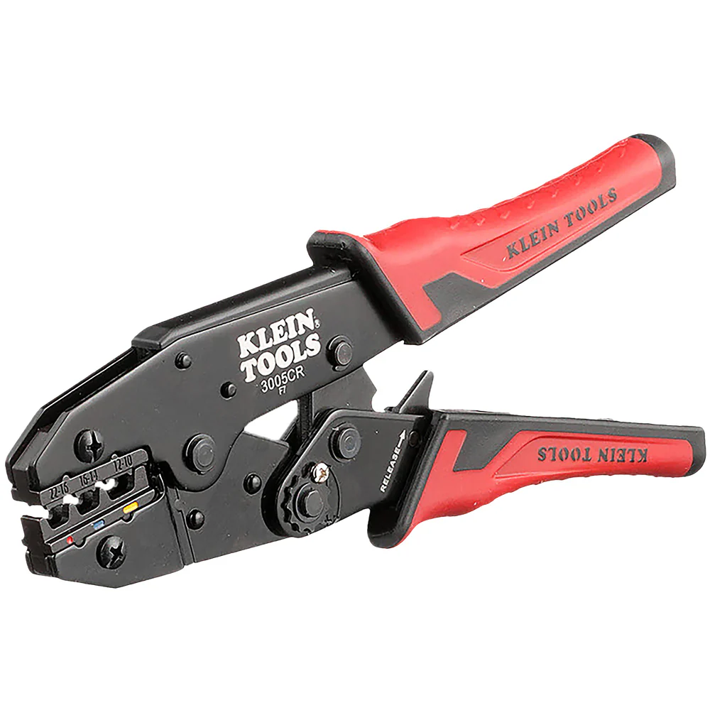 Klein 3005CR Ratcheting Crimper 10-22 Awg Insulated Terminal - Image 3