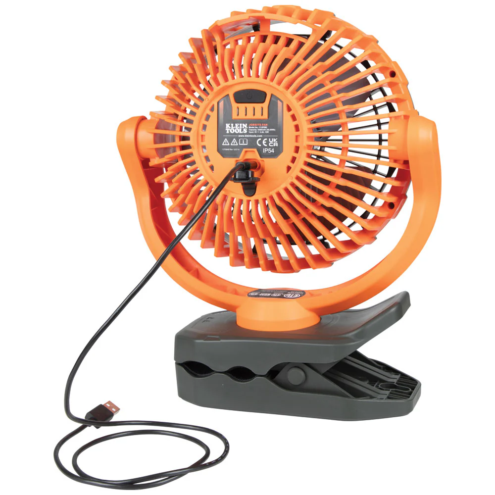 Klein PJSFM2 Rechargeable Clamping Fan - Image 4